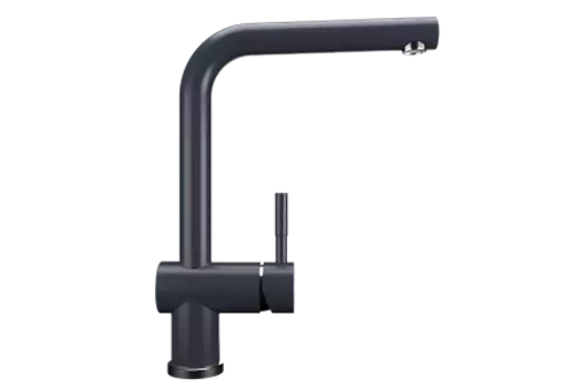 Смеситель для кухни ULGRAN U-022-343, антрацит