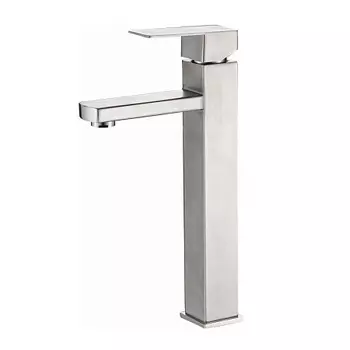 Смеситель для раковины HAIBA HB11803 высокий, нержавеющая сталь