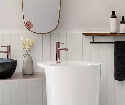 Смеситель для раковины VITRA Origin A4255626 медь