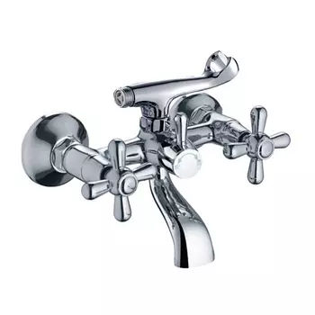 Смеситель для ванны HAIBA HB3125, короткий излив, латунь, хром