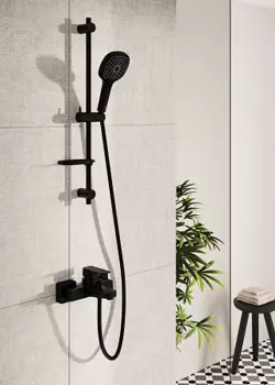 Смеситель для ванны VITRA Root Square A4273736EXP глянцевый черный