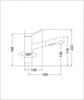 Смеситель EMAR 3012 сатин