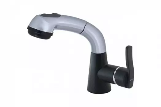 Смеситель EWIGSTEIN для кухни Боковой с выдвижной лейкой D-40 mm (антрацит)