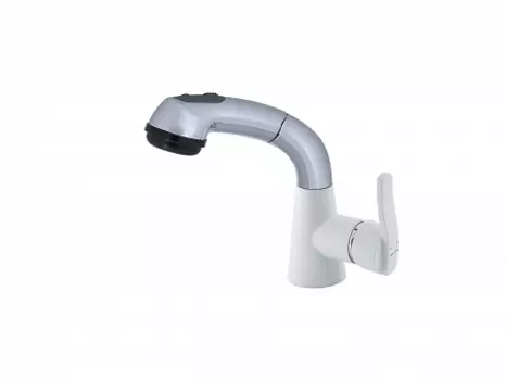 Смеситель EWIGSTEIN для кухни Боковой с выдвижной лейкой D-40 mm (иней)