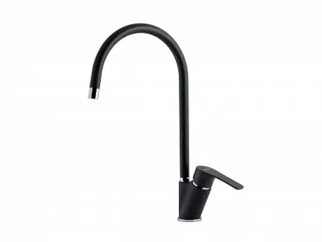 Смеситель EWIGSTEIN для кухни боковой U-образ. D-35mm (черный)