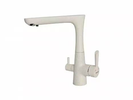 Смеситель EWIGSTEIN для кухни Г-обр. с краном питьевой воды (темно-бежевый)