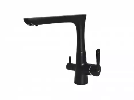 Смеситель EWIGSTEIN для кухни Г-обр. с краном питьевой воды (антрацит)