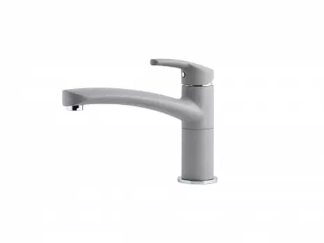 Смеситель EWIGSTEIN для кухни Литой D-40 mm (серый металлик)