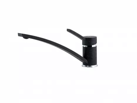 Смеситель EWIGSTEIN для кухни Низкий D-40 mm (черный)