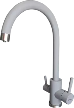 Смеситель EWIGSTEIN для кухни U-обр. с краном питьевой воды (серый металлик)