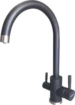 Смеситель EWIGSTEIN для кухни U-обр. с краном питьевой воды (антрацит)