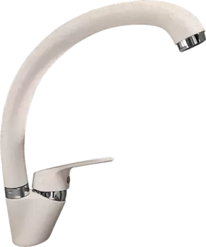 Смеситель GranFest для кухни боковой D-40mm (белый)