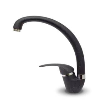 Смеситель GranFest для кухни боковой D-40mm (черный)