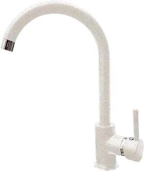 Смеситель GranFest для кухни боковой U-образ. D-35mm (белый)
