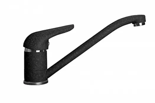 Смеситель GranFest для кухни D-40mm (черный)