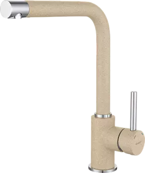 Смеситель GRANFEST для кухни Г-обр. D-35мм бежевый