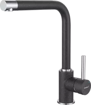 Смеситель GRANFEST для кухни Г-обр. D-35мм графит