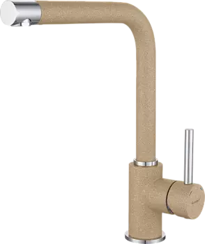 Смеситель GRANFEST для кухни Г-обр. D-35мм песочный