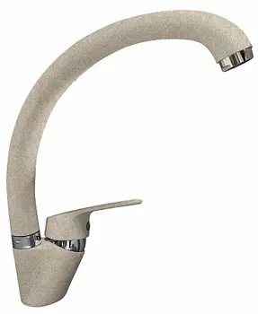 Смеситель GranFest QUARZ для кухни боковой D-35mm (песочный)