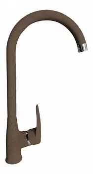 Смеситель GranFest QUARZ для кухни боковой U-образ. D-35mm (терракот)