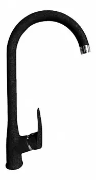 Смеситель GranFest QUARZ для кухни боковой U-образ. D-35mm (черный)
