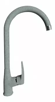 Смеситель GranFest QUARZ для кухни боковой U-образ. D-35mm (серый)