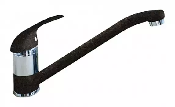 Смеситель GranFest QUARZ для кухни D=35 мм (черный)