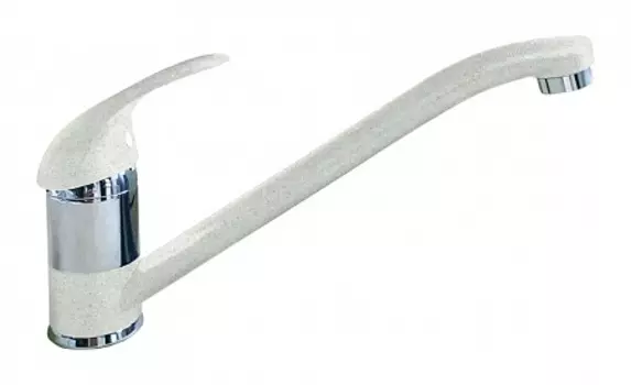 Смеситель GranFest QUARZ для кухни D=35 мм (белый)