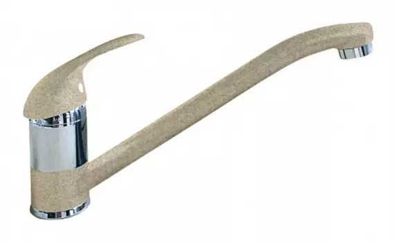 Смеситель GranFest QUARZ для кухни D=35 мм (песочный)