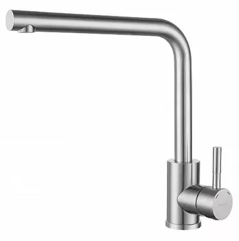 Смеситель GranFest QUARZ для кухни Г-обр. D-35мм, арт Z-5411 нержавейка