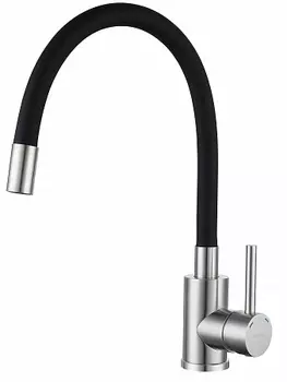 Смеситель GranFest QUARZ для кухни U-обр. D-35мм с гибким изливом арт. 5433