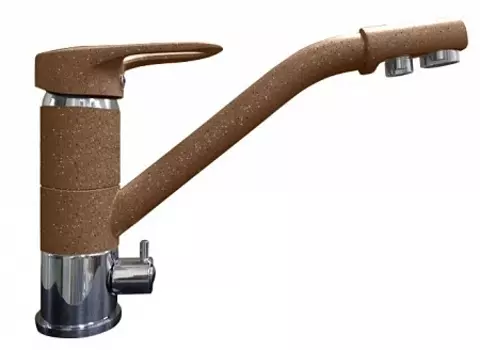 Смеситель GranFest с краном питьевой воды D-40mm (терракот)