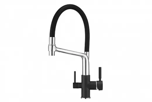 Смеситель Granula GR-0083 черный для кухни