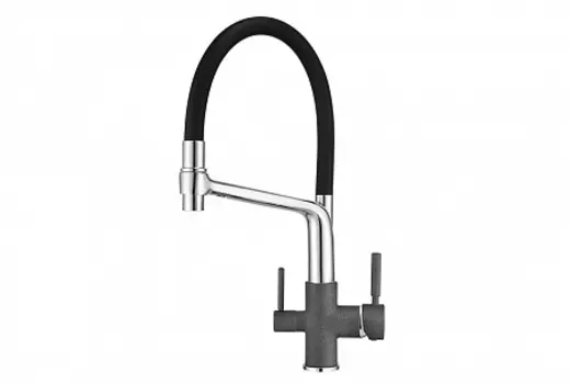 Смеситель Granula GR-0083 графит для кухни