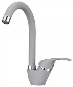 Смеситель Granula GR-1024 алюминиум для кухни