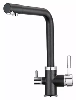 Смеситель Granula GR-2015 шварц для кухни