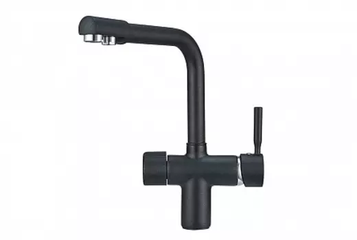 Смеситель Granula GR-2088 шварц для кухни