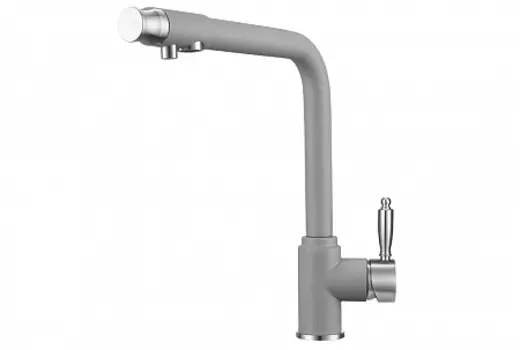 Смеситель Granula GR-2301 алюминиум для кухни