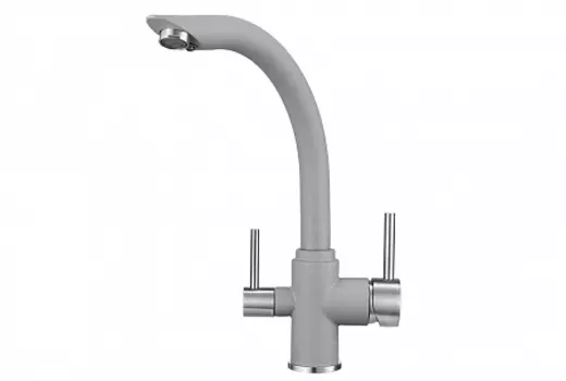 Смеситель Granula GR-2304 алюминиум для кухни