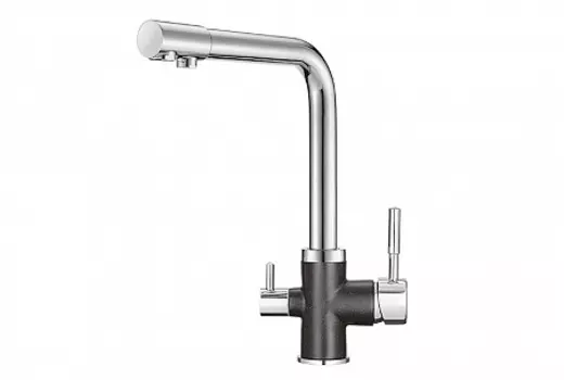 Смеситель Granula GR-3015 черный для кухни