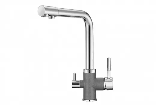 Смеситель Granula GR-3015 графит для кухни