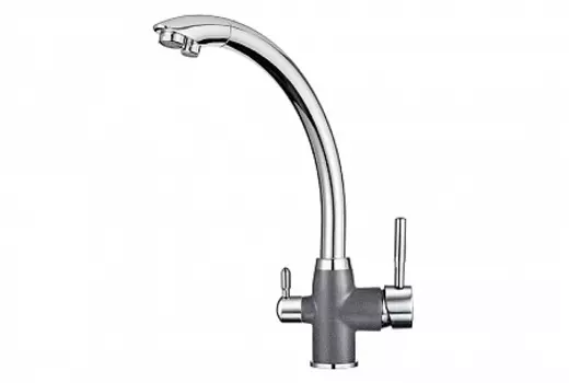 Смеситель Granula GR-3167 графит для кухни