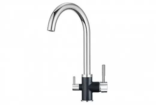 Смеситель Granula GR-3168 шварц для кухни