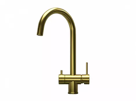 Смеситель Granula KS-7104 золото сатин