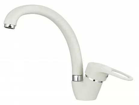 Смеситель Granula Standart ST-03 белый для кухни