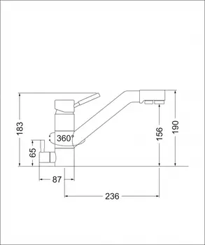 Смеситель кухонный EMAR 3008