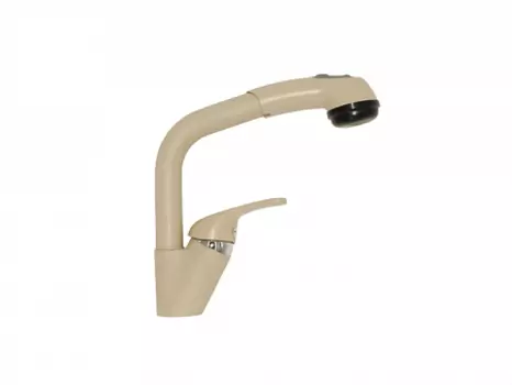 Смеситель кухонный Высокая Лейка (бежевый №27)-цвет снят с производства