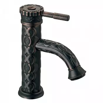 Смеситель Lemark Jasmine LM6606ORB для умывальника монолитный, черная бронза