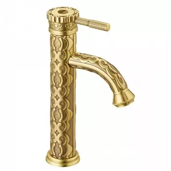 Смеситель Lemark Jasmine LM6609B для умывальника монолитный, высокий, бронз