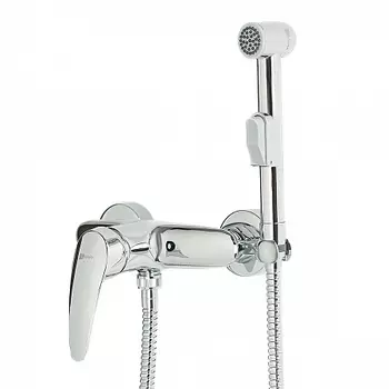 Смеситель Lemark Linara LM0418C настенный с гигиеническим душем, хром